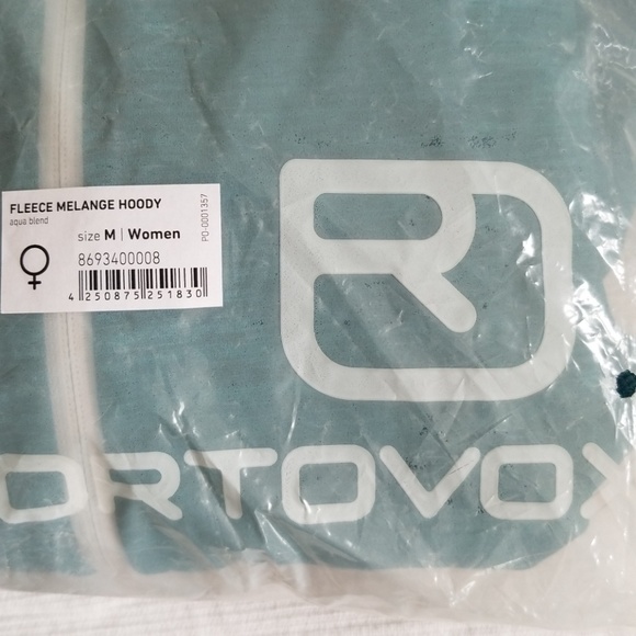 💥NWT 💥ORTOVOX FLEECE MELANGE HOODY - Picture 3 of 8